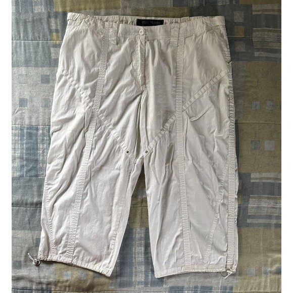 The Blues Pants - The Blues White Capri Women's Pants Sz 20